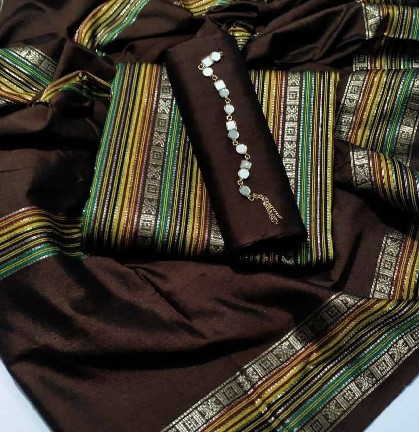 WINTER SILK DIGITAL PRINTED 3-PIECE - DP#70